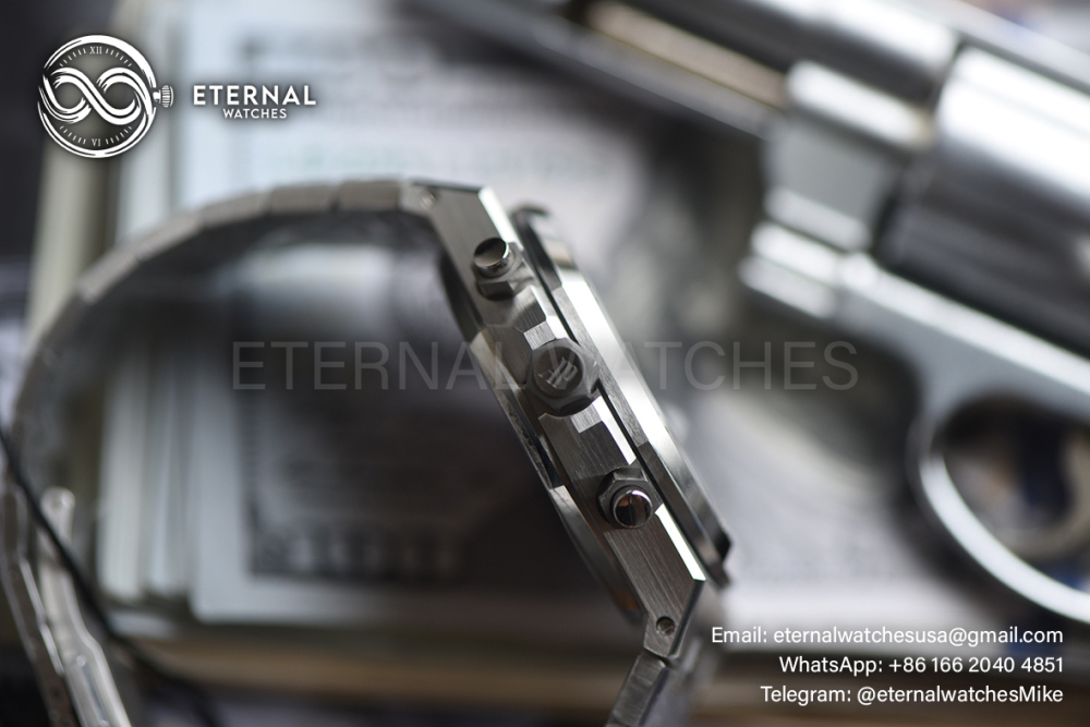 AUDEMARS PIGUET - SUPER CLONE Royal Oak Chrono 26240ST 41mm SS/SS Green Dial ZF V2 SH4401 (Free Sprung)