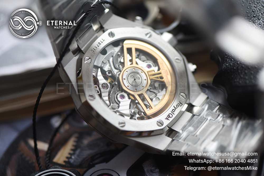 AUDEMARS PIGUET - SUPER CLONE Royal Oak Chrono 26240ST 41mm SS/SS Green Dial ZF V2 SH4401 (Free Sprung)