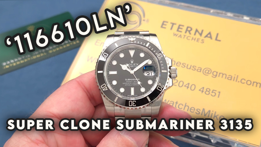 ROLEX - SUPER CLONE Submariner 116610LN 40mm SS/SS Black Dial VSF VS3135