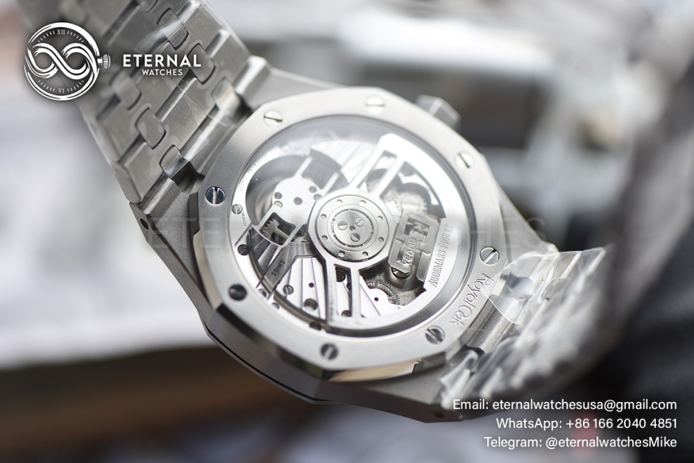 AUDEMARS PIGUET - SUPER CLONE Custom Royal Oak Flying Tourbillon 41mm SS/SS Red Ombre/Stk