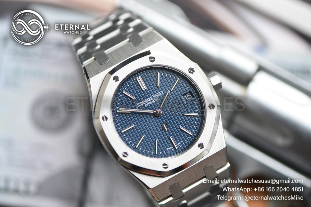 AUDEMARS PIGUET - Royal Oak 15202 39mm SS/SS Blue Dial ZF Cal.2121