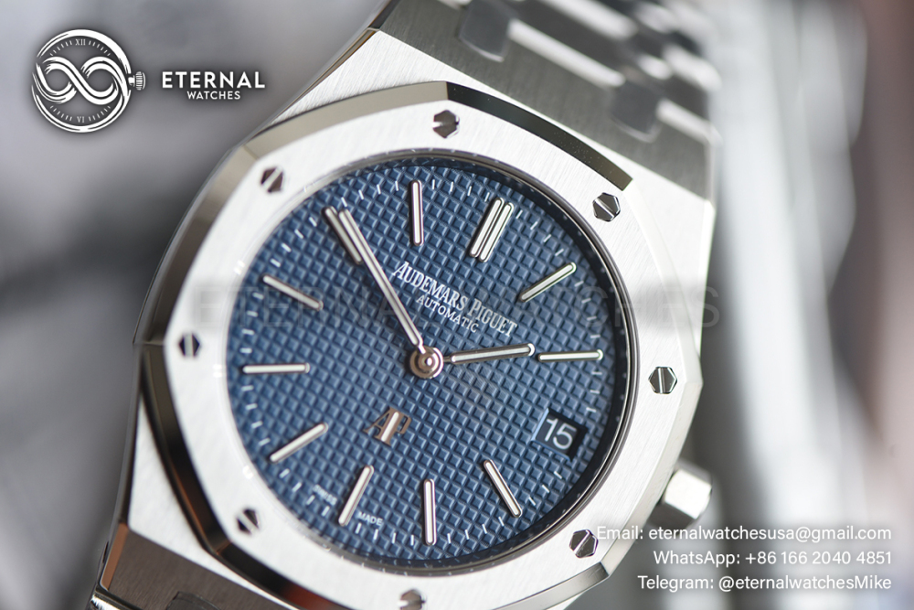 AUDEMARS PIGUET - Royal Oak 15202 39mm SS/SS Blue Dial ZF Cal.2121
