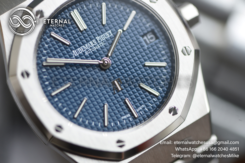AUDEMARS PIGUET - Royal Oak 15202 39mm SS/SS Blue Dial ZF Cal.2121