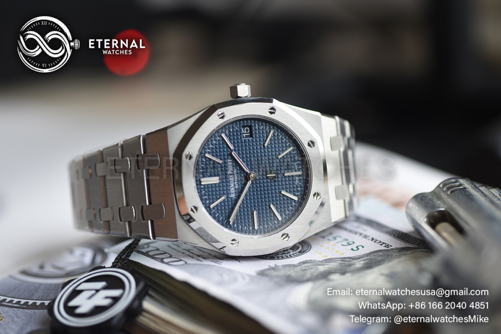 AUDEMARS PIGUET - Royal Oak 15202 39mm SS/SS Blue Dial ZF Cal.2121