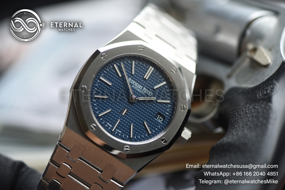 AUDEMARS PIGUET - Royal Oak 15202 39mm SS/SS Blue Dial ZF Cal.2121