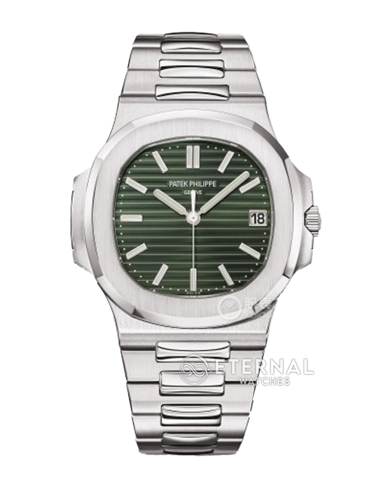 PATEK PHILIPPE - SUPER CLONE Nautilus 5711 40mm SS/SS Green Dial DDF V2 (SW Dial)