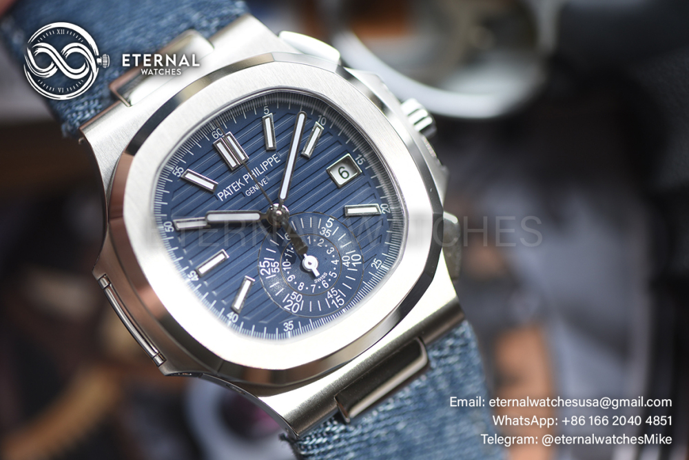 PATEK PHILIPPE - Nautilus 5980 40mm SS/SS Blue/Blue PPF A28-520