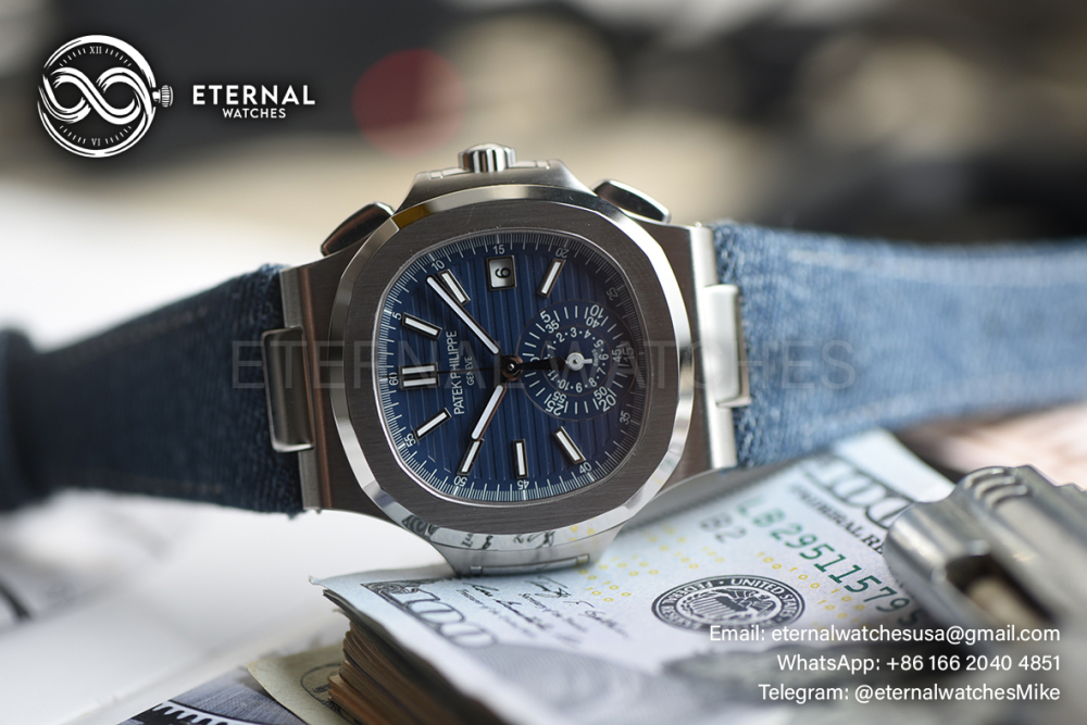 PATEK PHILIPPE - Nautilus 5980 40mm SS/SS Blue/Blue PPF A28-520