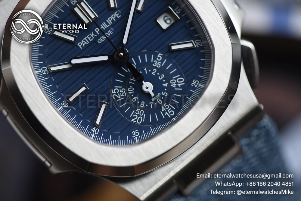 PATEK PHILIPPE - Nautilus 5980 40mm SS/SS Blue/Blue PPF A28-520