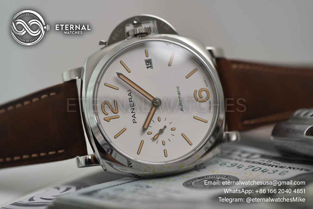 PANERAI - SUPER CLONE Luminor PAM1046 42mm SS/LE White Dial VSF P900
