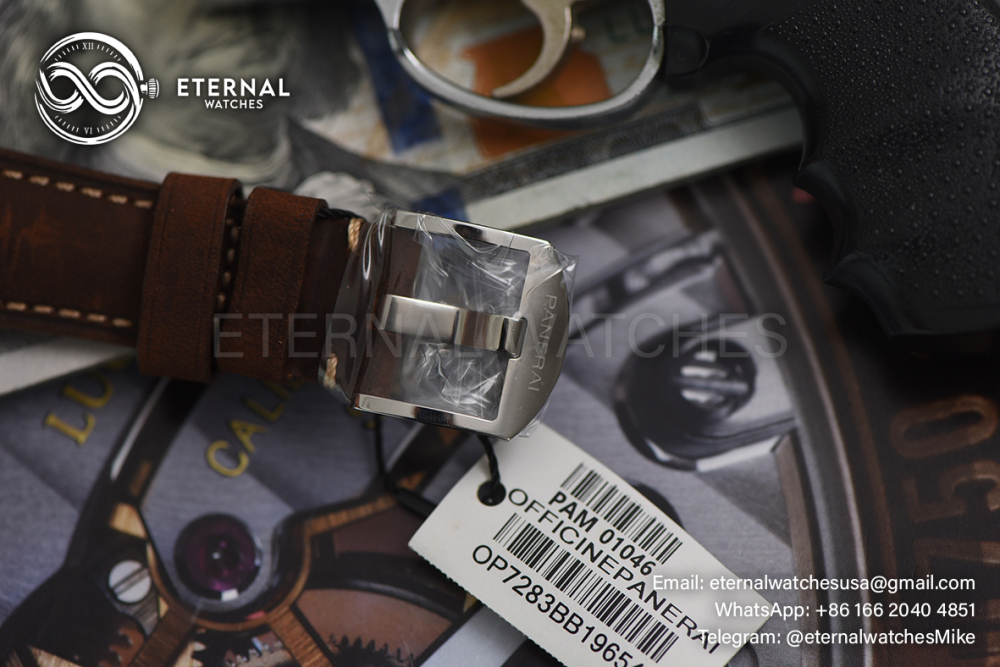 PANERAI - SUPER CLONE Luminor PAM1046 42mm SS/LE White Dial VSF P900