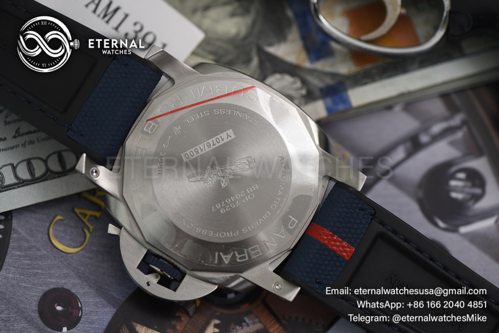 PANERAI - SUPER CLONE Submersible PAM1391 Luna Rossa 44mm SS/RU Blue Dial VSF P900