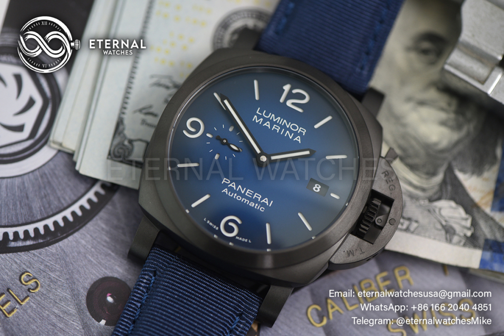 PANERAI - SUPER CLONE Luminor PAM2319 44mm DLC/NY Blue Dial VSF P9010