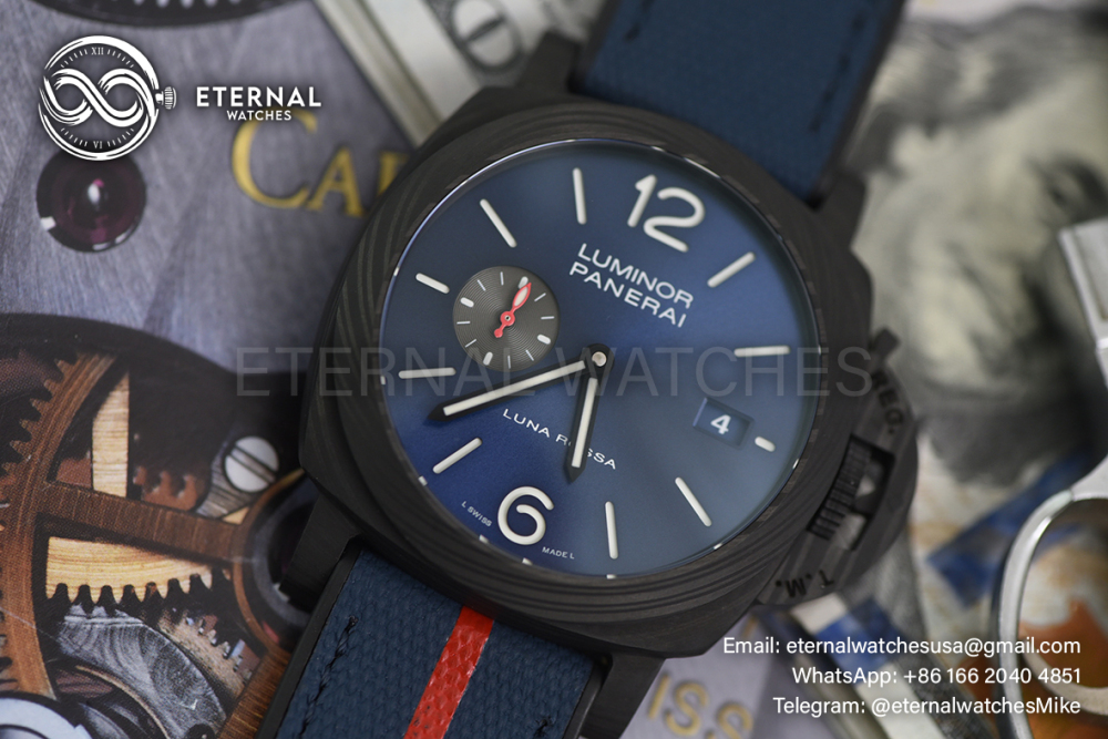 PANERAI - SUPER CLONE Luminor PAM1529 Luna Rossa 44mm FC/RU Blue Dial VSF P9010