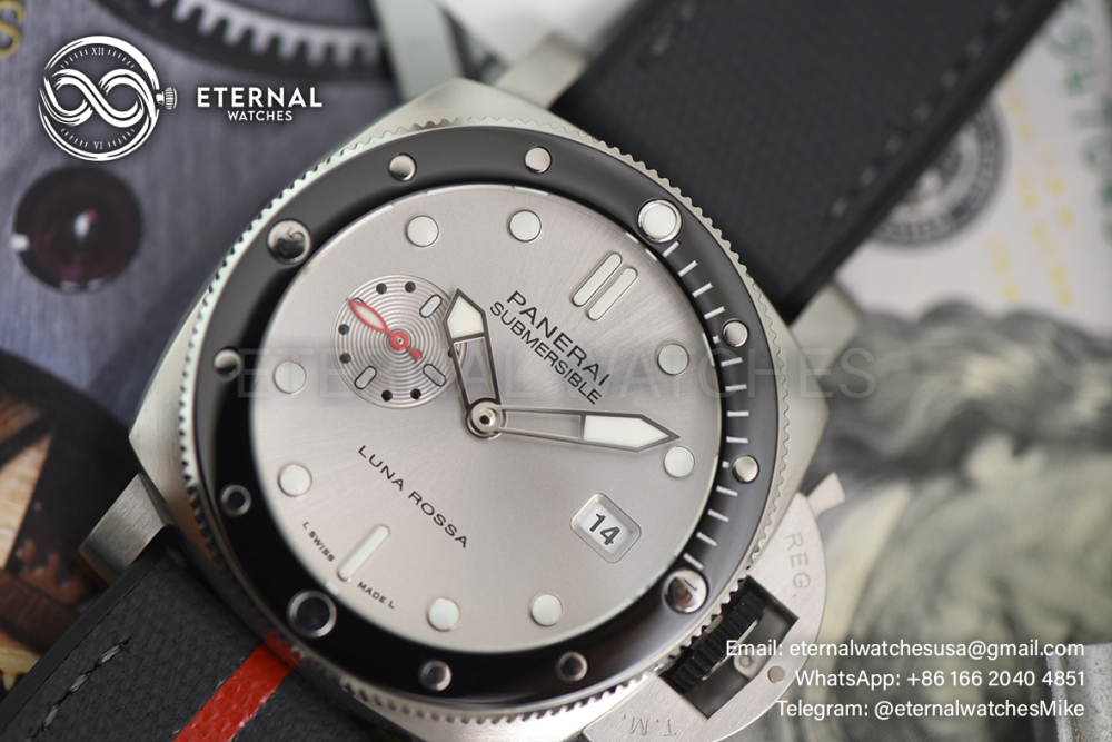 PANERAI - SUPER CLONE Submersible PAM1681 44mm SS/NY Silver Dial VSF P900