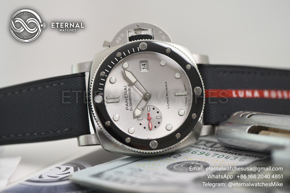 PANERAI - SUPER CLONE Submersible PAM1681 44mm SS/NY Silver Dial VSF P900