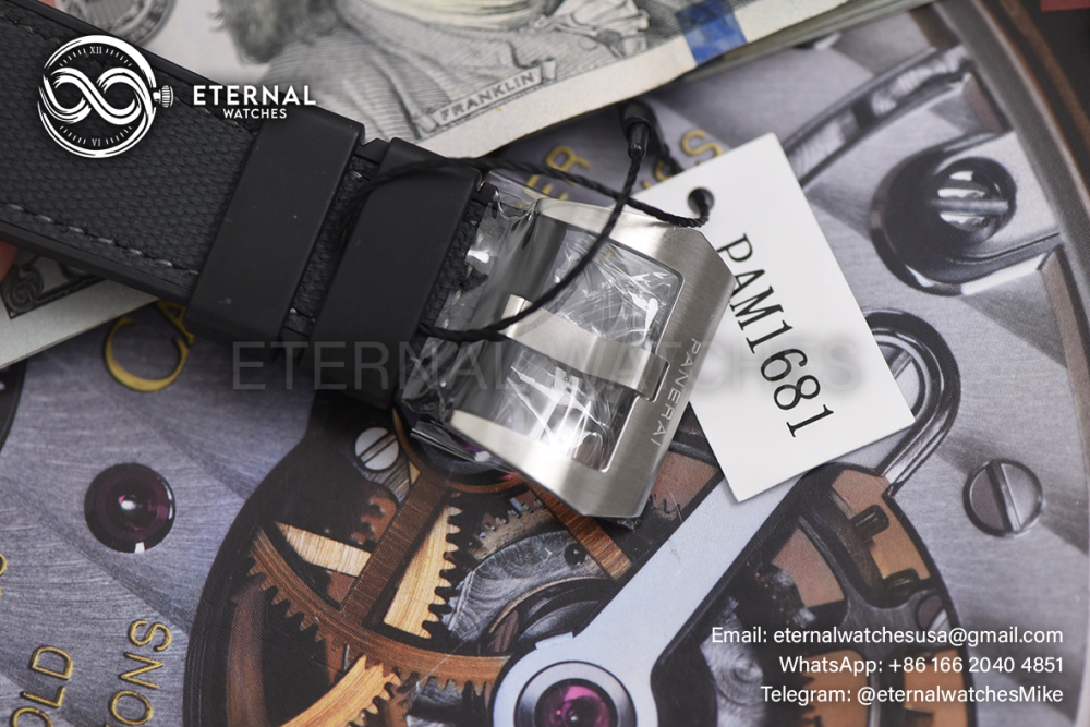 PANERAI - SUPER CLONE Submersible PAM1681 44mm SS/NY Silver Dial VSF P900