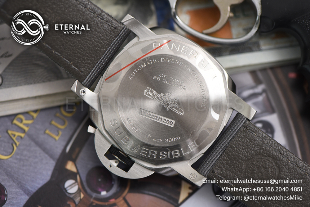 PANERAI - SUPER CLONE Submersible PAM1288 44mm SS/NY Grey Dial VSF P900