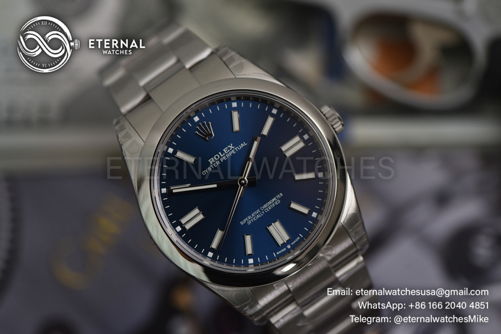 ROLEX - SUPER CLONE Oyster Perpetual 124300 41mm SS/SS Blue Dial VSF VS3230