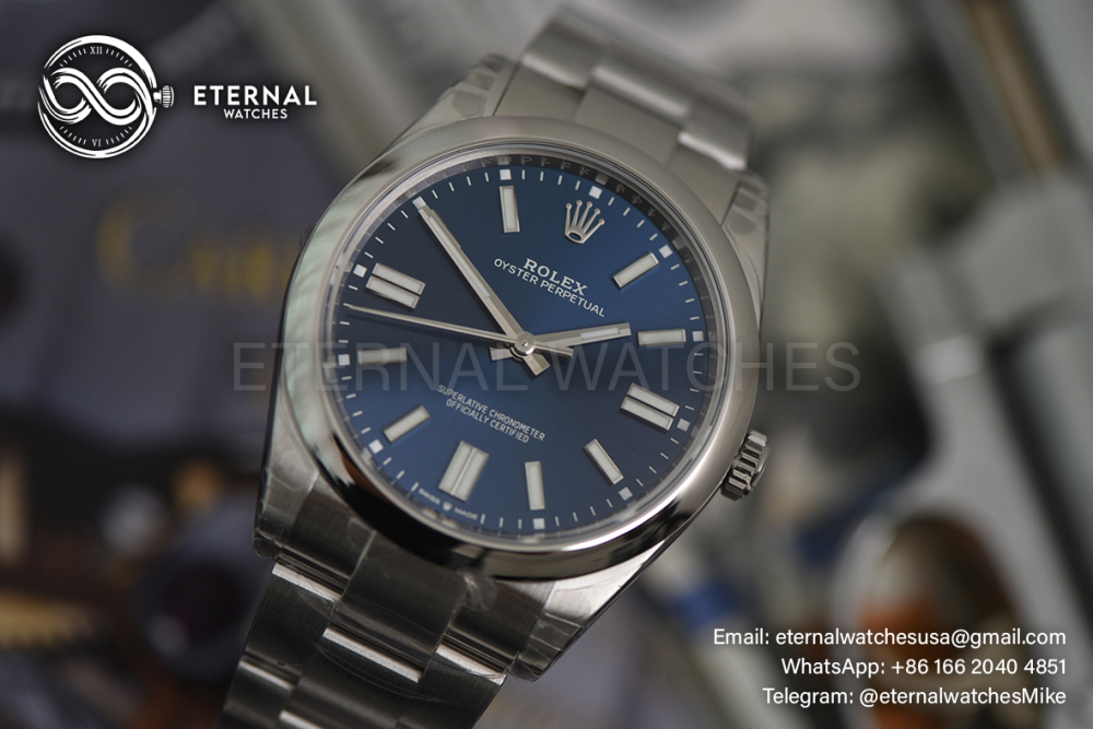ROLEX - SUPER CLONE Oyster Perpetual 124300 41mm SS/SS Blue Dial VSF VS3230