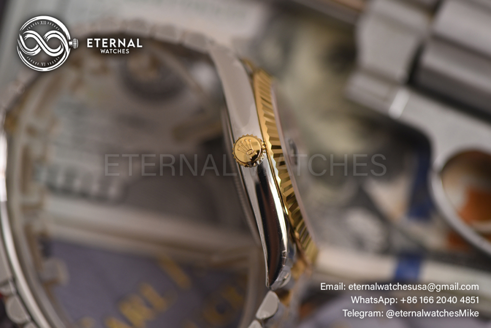 ROLEX - SUPER CLONE DateJust 126333 41mm YG Two Tone/STK Wimbledon V2 VSF 3235