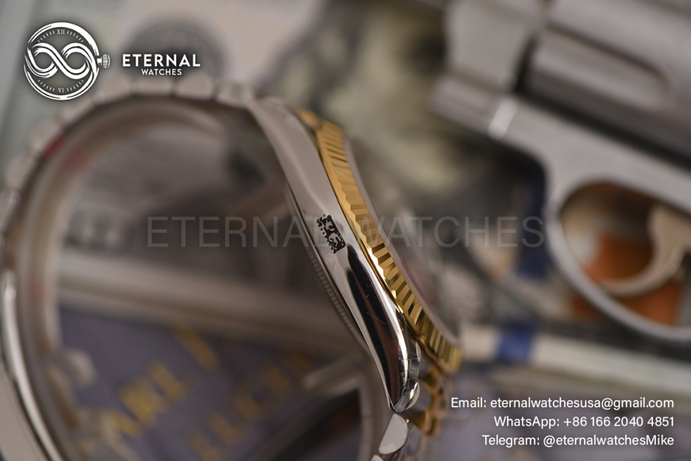 ROLEX - SUPER CLONE DateJust 126333 41mm YG Two Tone/STK Wimbledon V2 VSF 3235