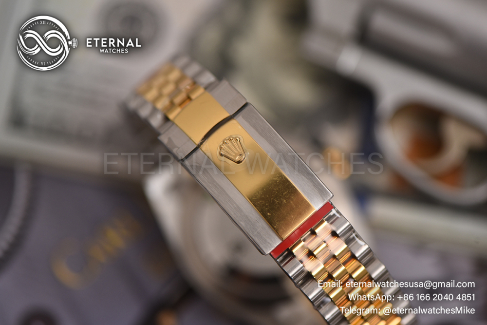 ROLEX - SUPER CLONE DateJust 126333 41mm YG Two Tone/STK Wimbledon V2 VSF 3235