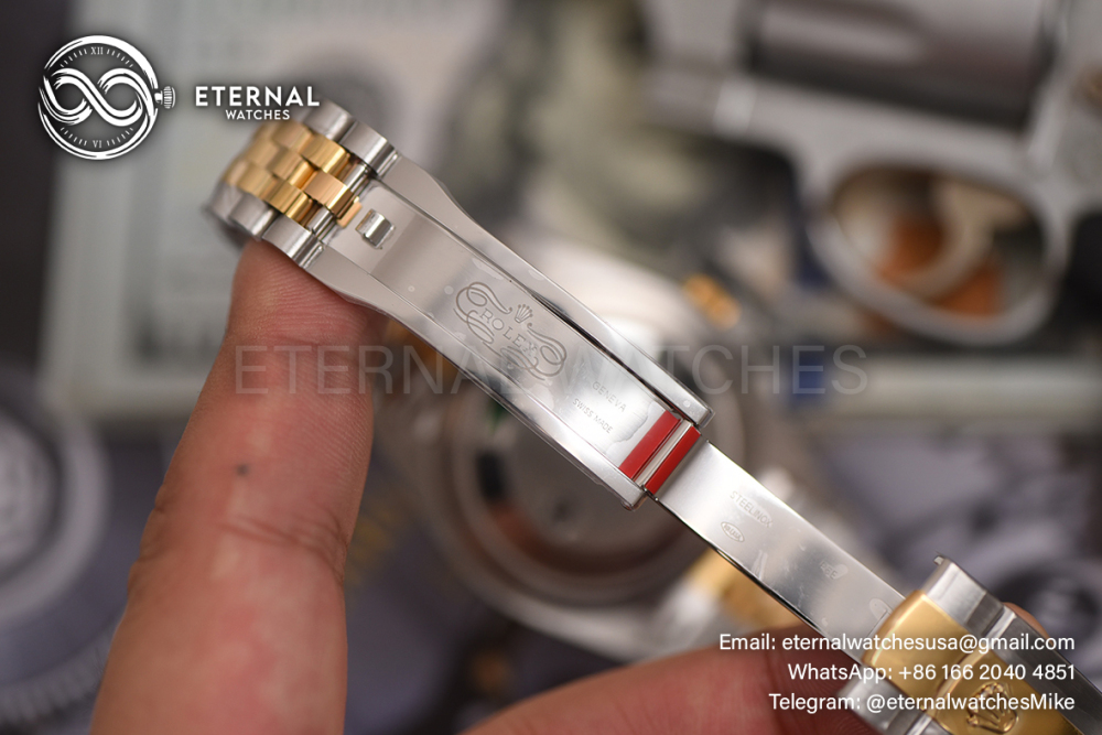 ROLEX - SUPER CLONE DateJust 126333 41mm YG Two Tone/STK Wimbledon V2 VSF 3235