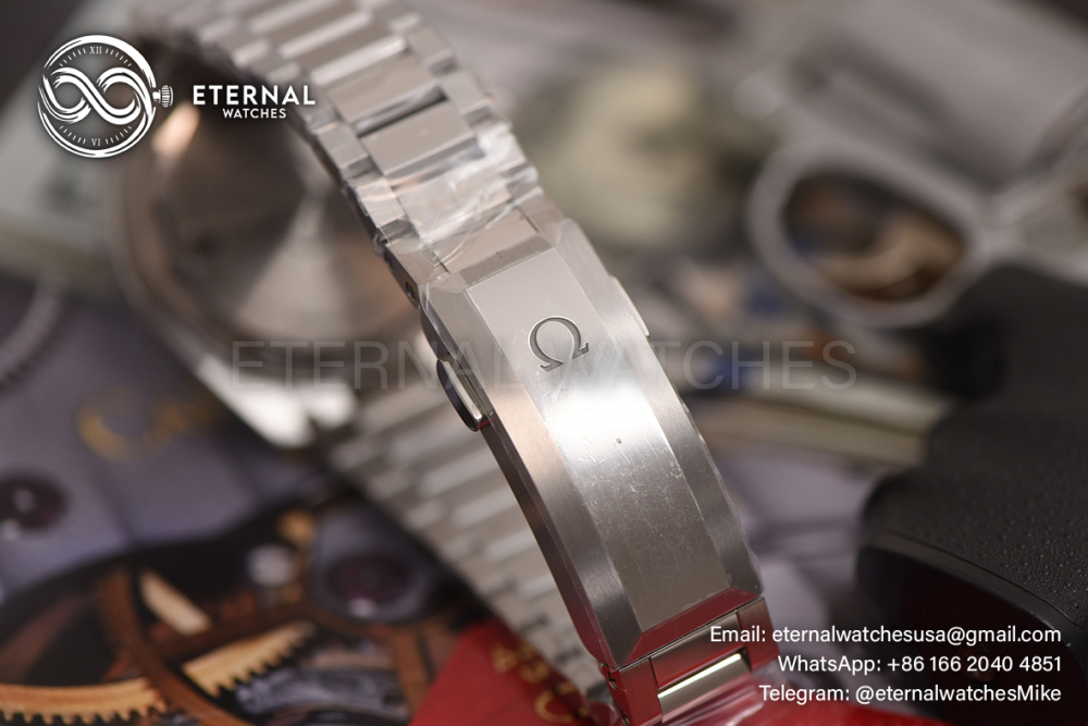 OMEGA - SUPER CLONE Planet Ocean 600m 42m SS/SS Black Dial Black Bezel VSF VS8912