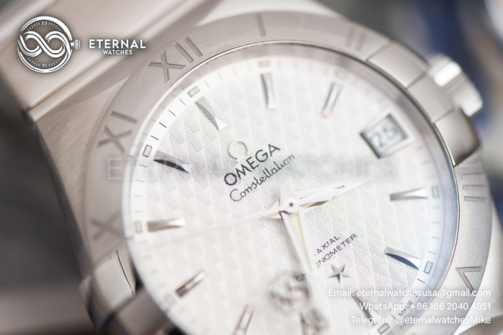 OMEGA - SUPER CLONE Constellation Co-Axial 38mm SS/SS White Dial VSF A8500
