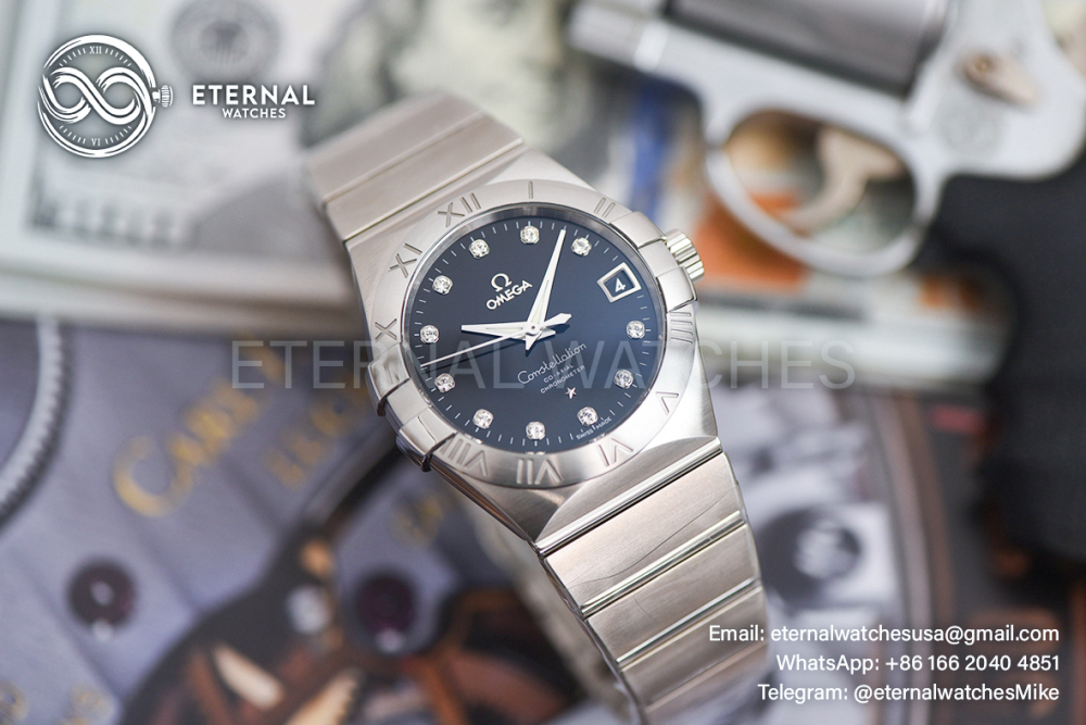 OMEGA - SUPER CLONE Constellation Co-Axial 38mm SS/SS White Dial VSF A8500