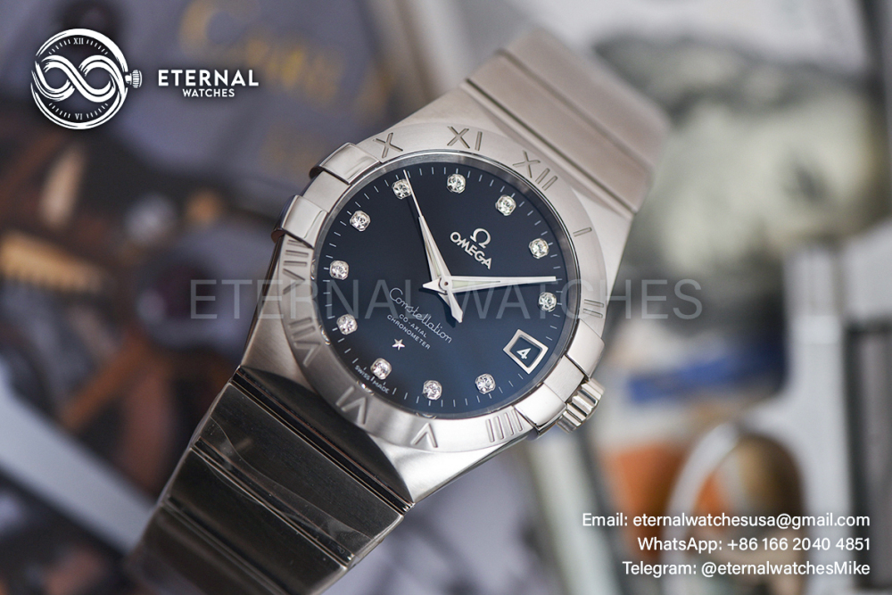 OMEGA - SUPER CLONE Constellation Co-Axial 38mm SS/SS White Dial VSF A8500
