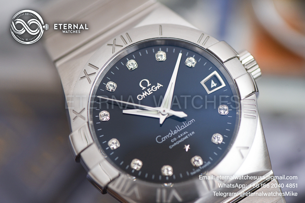 OMEGA - SUPER CLONE Constellation Co-Axial 38mm SS/SS White Dial VSF A8500