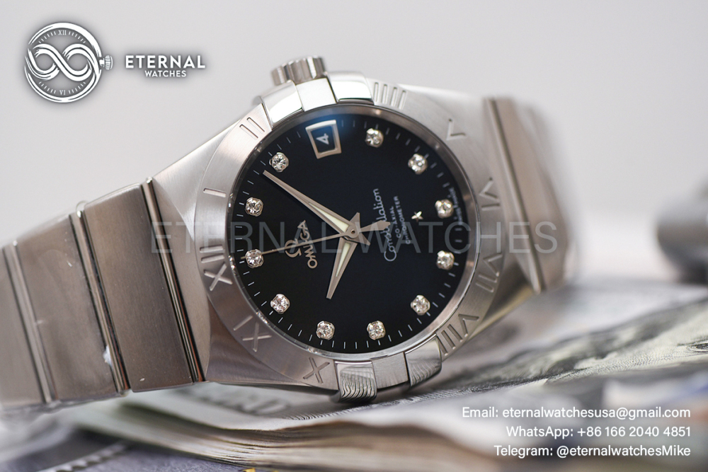 OMEGA - SUPER CLONE Constellation Co-Axial 38mm SS/SS White Dial VSF A8500
