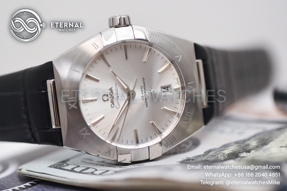 OMEGA - SUPER CLONE Constellation 41mm SS/LE Grey Textured Dial VSF A8800