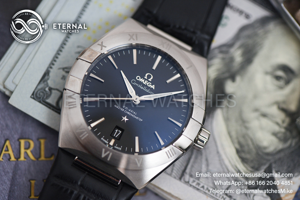 OMEGA - SUPER CLONE Constellation 41mm SS/LE Black Dial VSF A8800