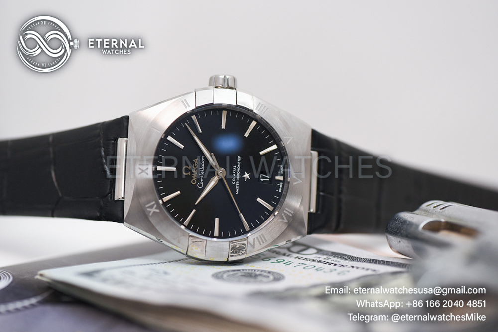 OMEGA - SUPER CLONE Constellation 41mm SS/LE Black Dial VSF A8800