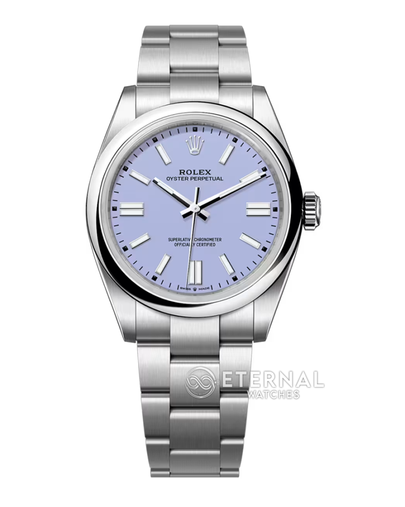 ROLEX - SUPER CLONE Oyster Perpetual 124300 41mm SS/SS Lavendar Dial VSF VS3230