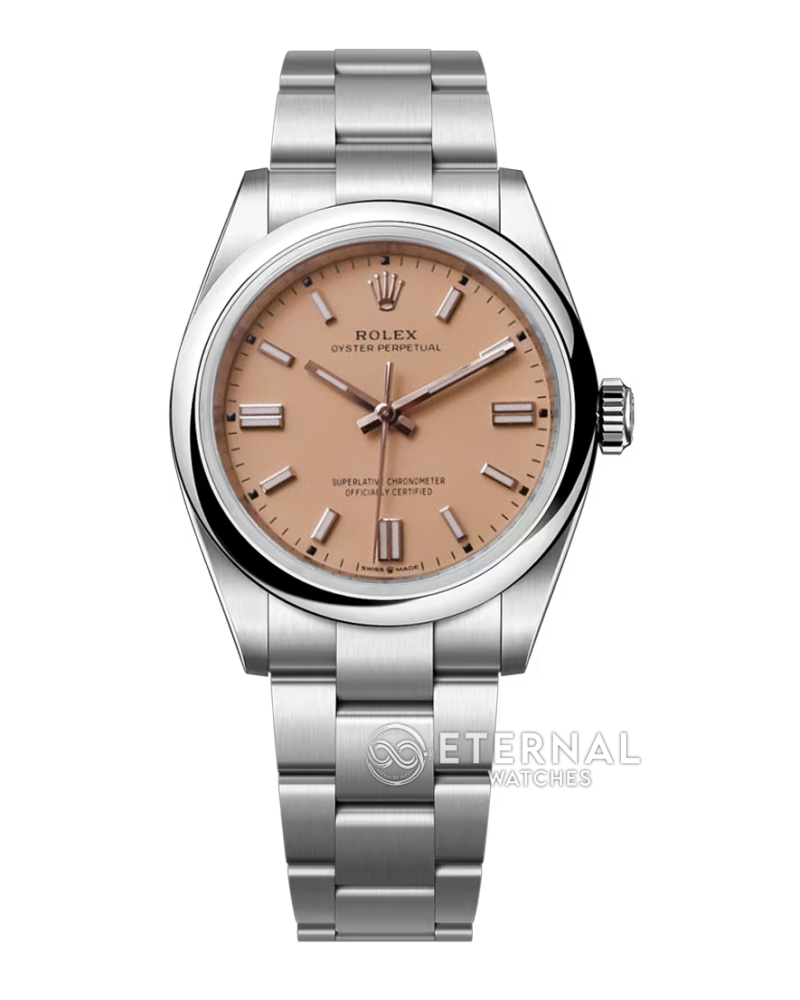 ROLEX - SUPER CLONE Oyster Perpetual 124300 41mm SS/SS Peach Dial VSF VS3230