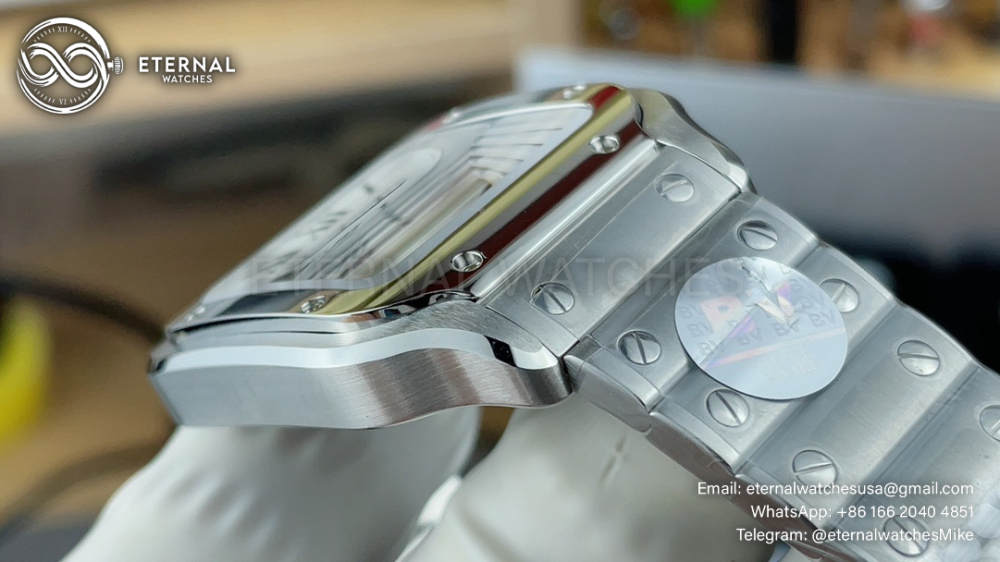 CARTIER - Santos De Cartier 35mm SS/SS White Dial BVF SH9015