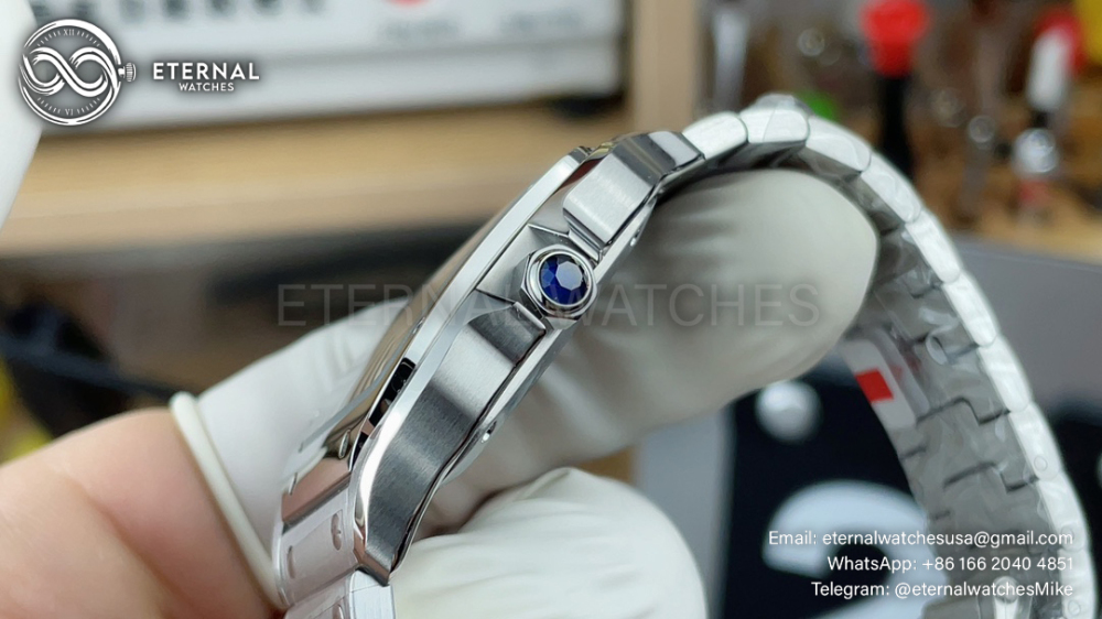 CARTIER - Santos De Cartier 35mm SS/SS White Dial BVF SH9015
