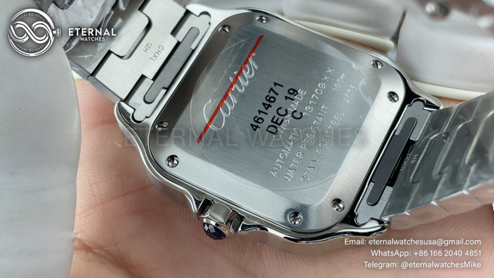 CARTIER - Santos De Cartier 35mm SS/SS White Dial BVF SH9015