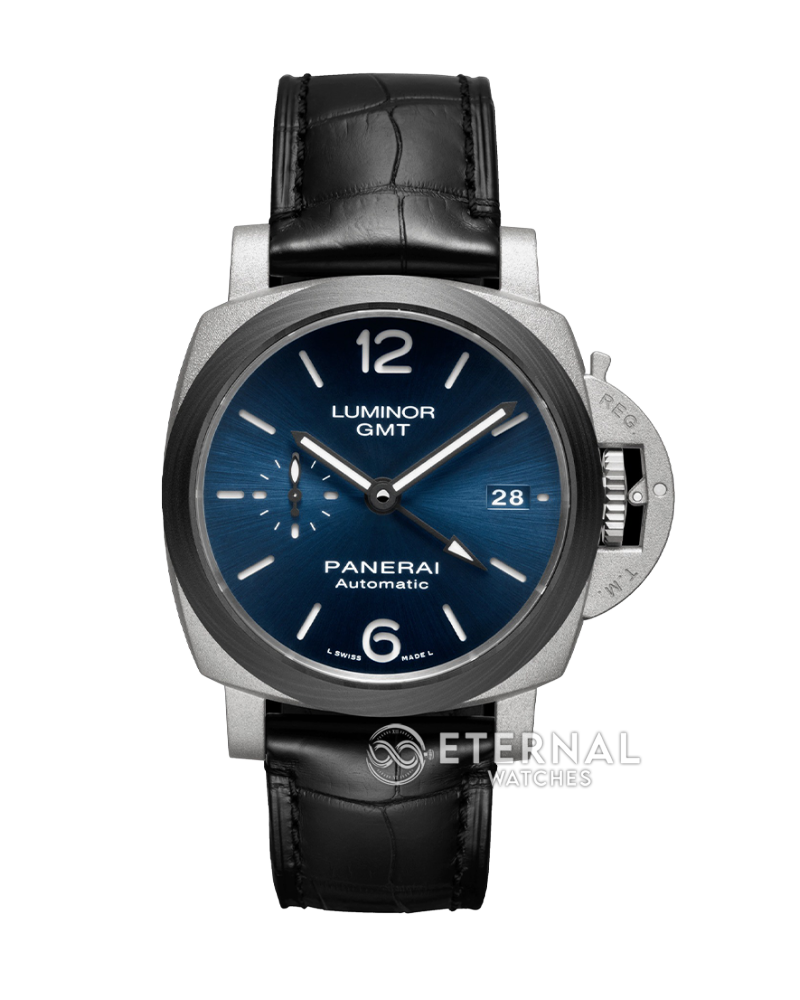 PANERAI - SUPER CLONE Luminor GMT PAM1279 42mm TI/LE Blue Dial VSF P9011