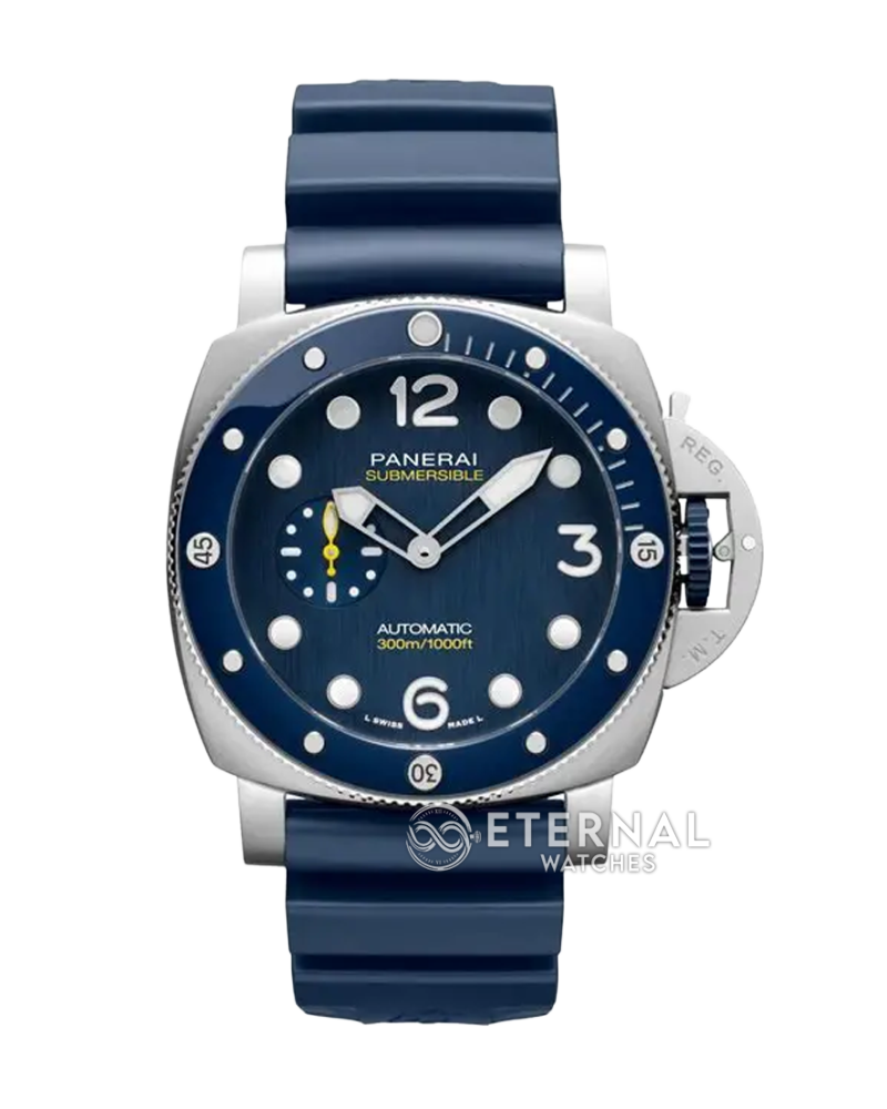 PANERAI - SUPER CLONE Submersible PAM1676 44mm SS/RU Blue Dial VSF P900