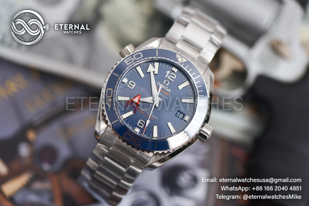 OMEGA - SUPER CLONE Planet Ocean 600m 39.5mm SS/SS Blue Dial VSF VS8800