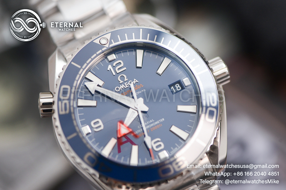 OMEGA - SUPER CLONE Planet Ocean 600m 39.5mm SS/SS Blue Dial VSF VS8800