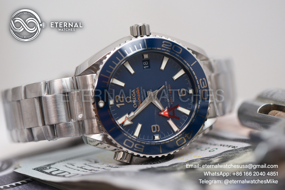 OMEGA - SUPER CLONE Planet Ocean 600m 39.5mm SS/SS Blue Dial VSF VS8800