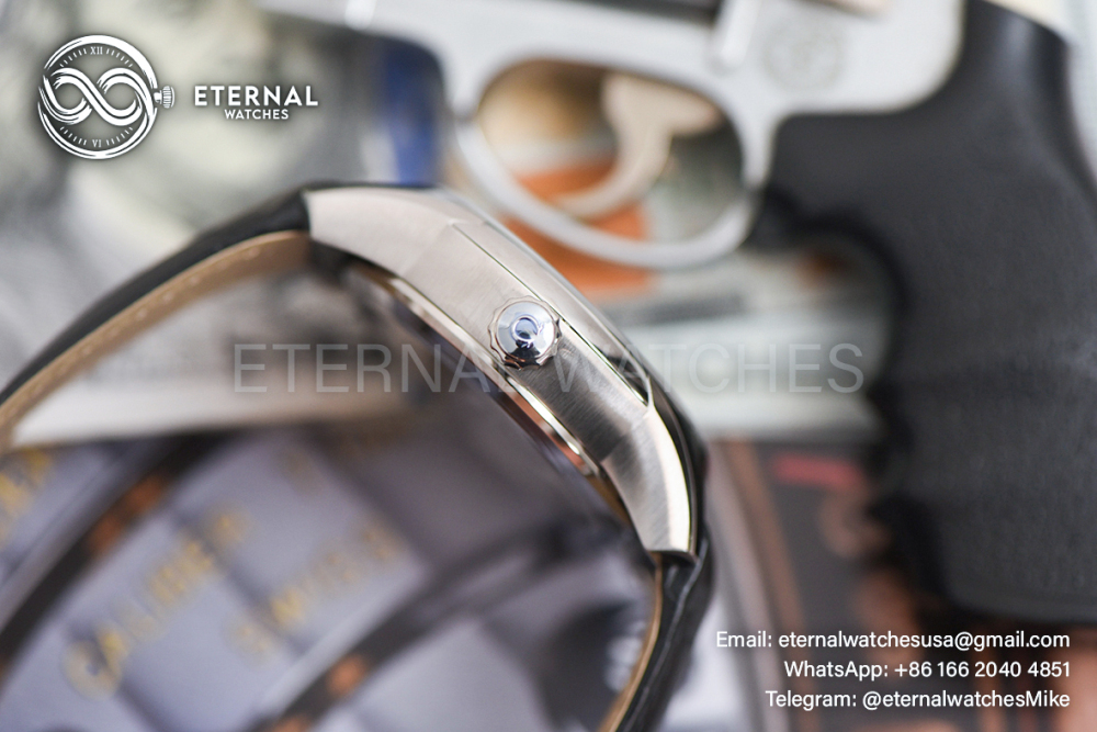 OMEGA - SUPER CLONE De Ville Mens Co-Axial SS/LE Black/Roman VSF A8500