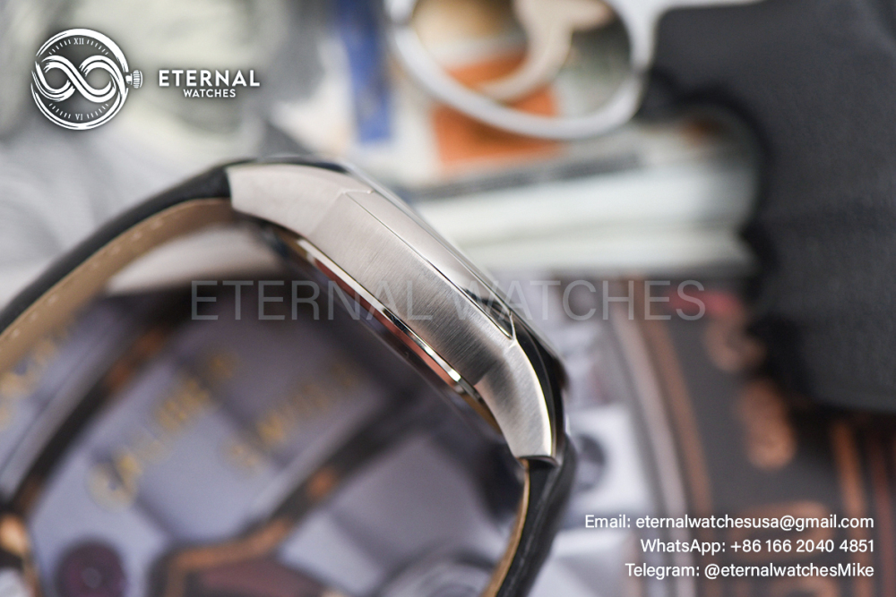 OMEGA - SUPER CLONE De Ville Mens Co-Axial SS/LE Black/Roman VSF A8500