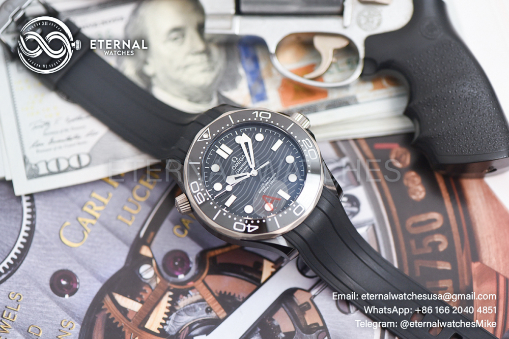 OMEGA - SUPER CLONE Seamaster 300m 43.5mm Ceramic Diver CER/RU Black VSF VS8806